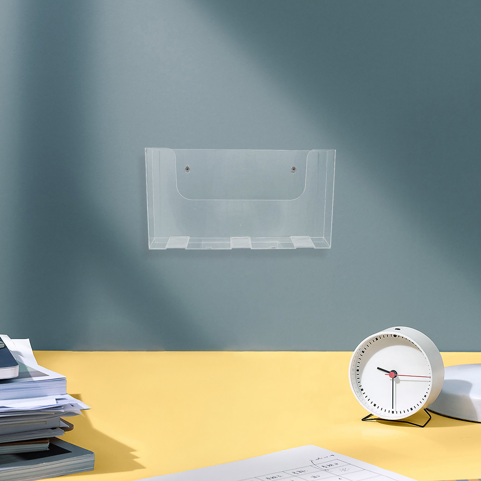 2Pcs Acrylic Wall File Holder  - đánh giá và giá Magazine Holder Rack