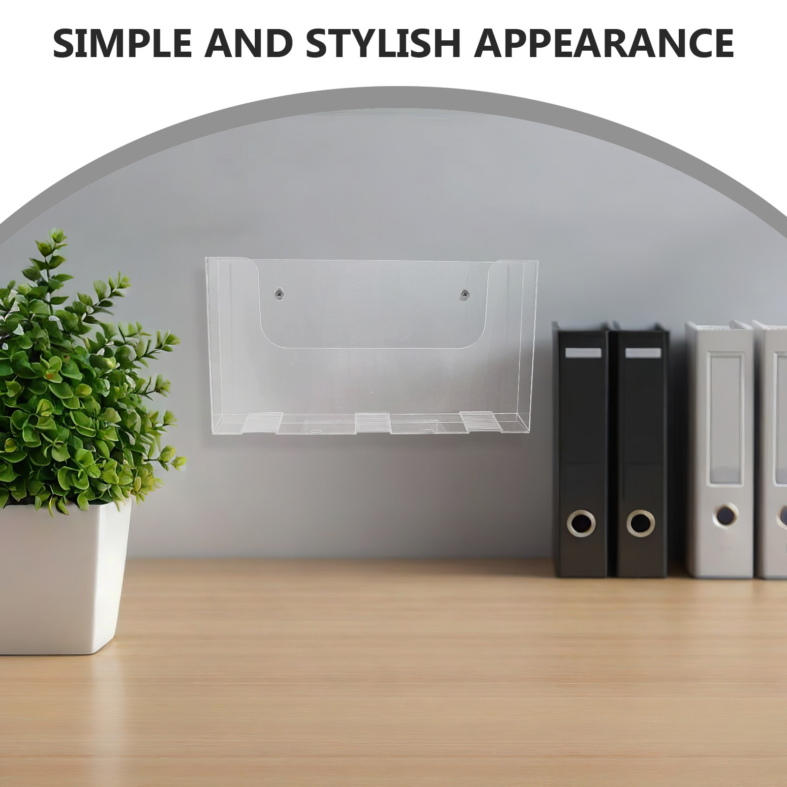 2Pcs Acrylic Wall File Holder  - đánh giá và giá Magazine Holder Rack