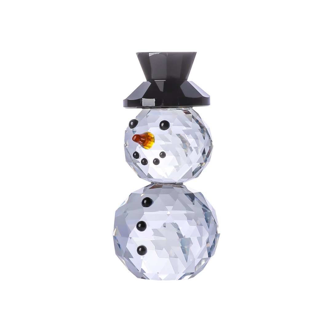 Crystal Black Hat Snowman Figu - đánh giá và giá Paper Weight Crystal