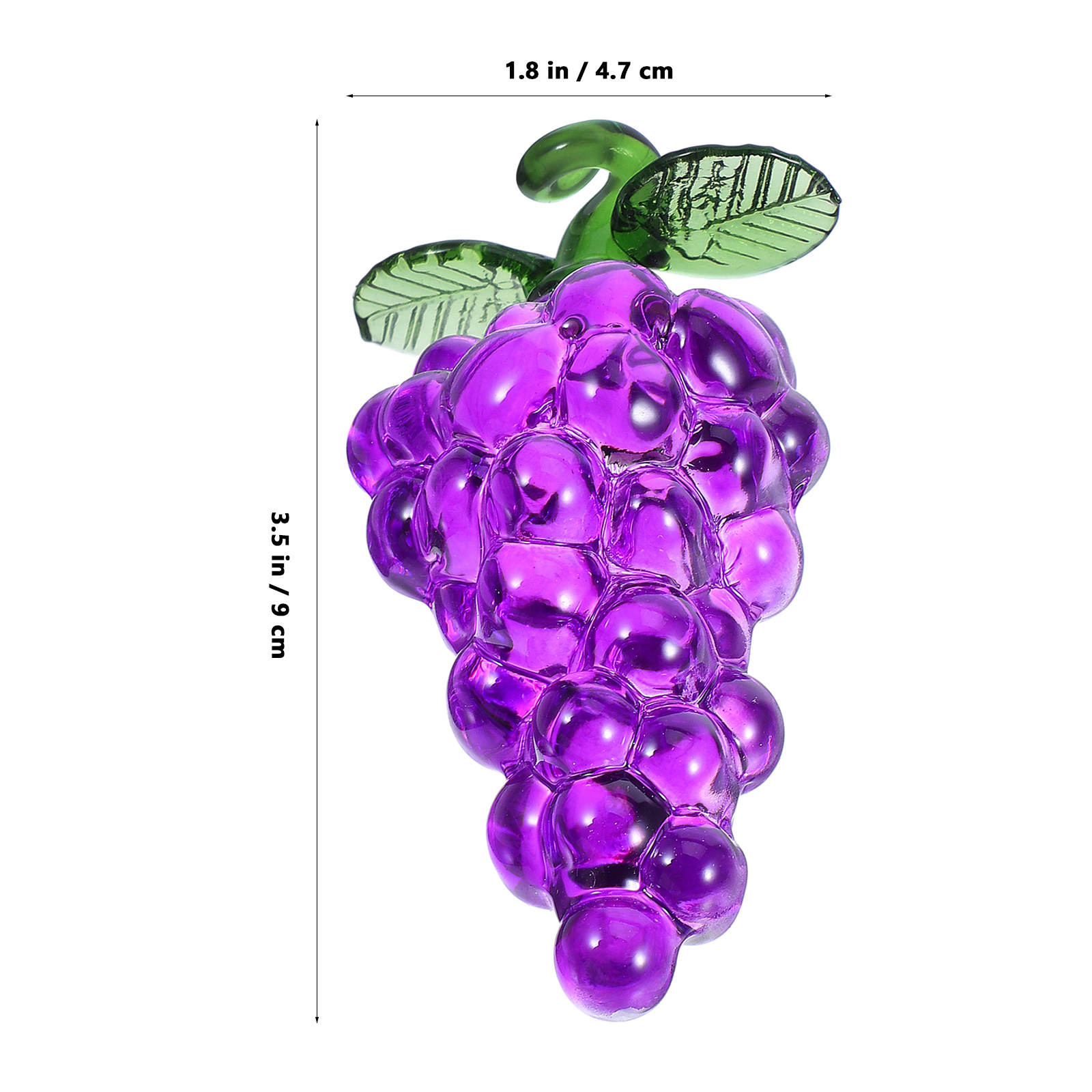 Crystal Grape Artificial Fruit - đánh giá và giá Paper Weight Crystal
