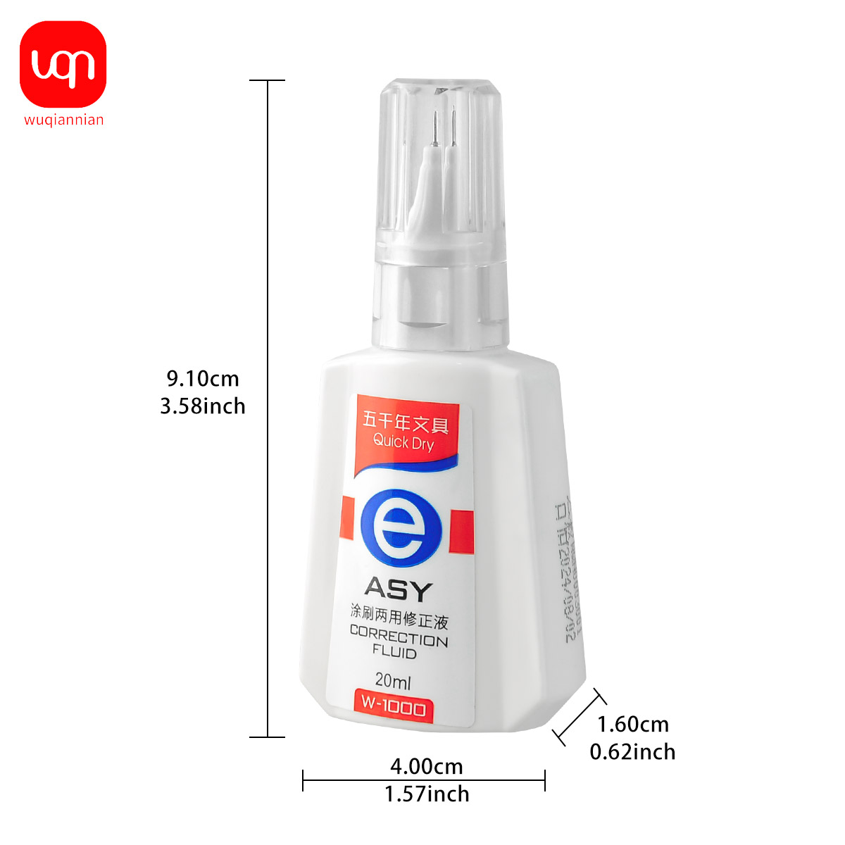 WQN Quick-Dry Correction Fluid - đánh giá và giá Correction Pen Fine